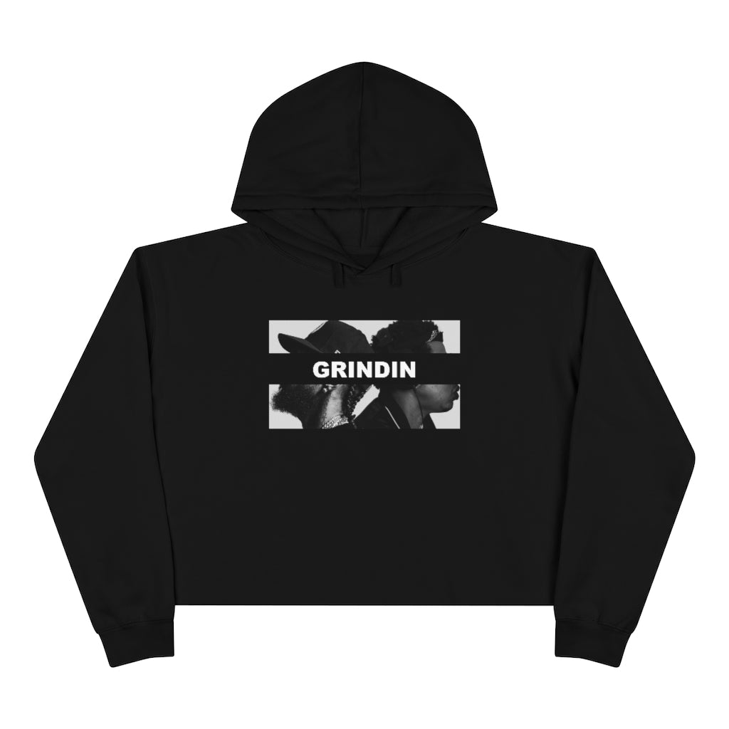 GRINDIN Rap Gods Crop Hoodie