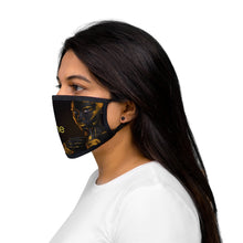 Load image into Gallery viewer, Noir Riche Mixed-Fabric Face Mask
