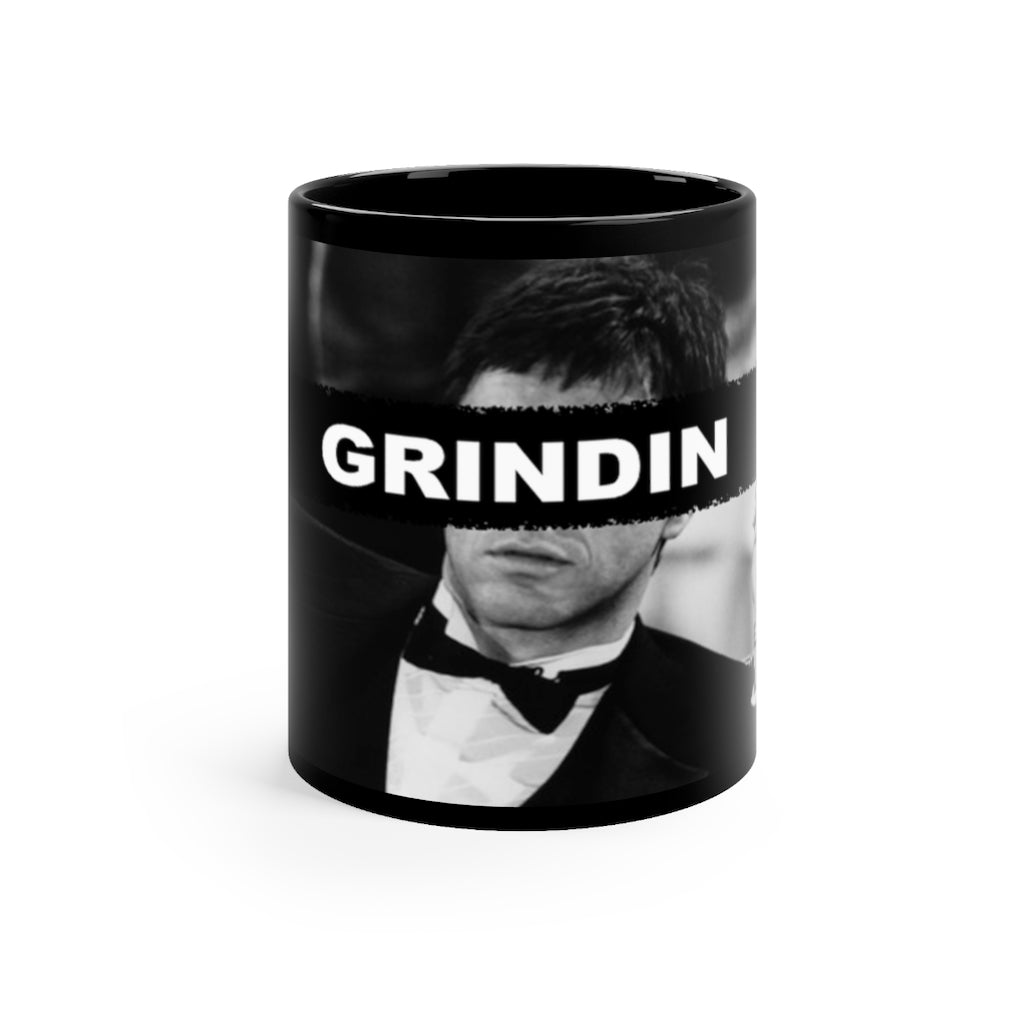 S.F Grindin 11 oz Black Coffee Mug