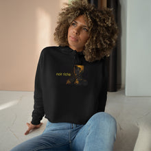 Load image into Gallery viewer, NOIR RICHE Crop Hoodie
