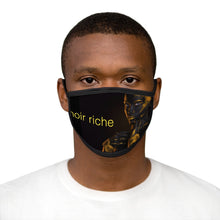 Load image into Gallery viewer, Noir Riche Mixed-Fabric Face Mask
