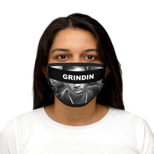 Load image into Gallery viewer, Grindin Harlem Mixed-Fabric Face Mask
